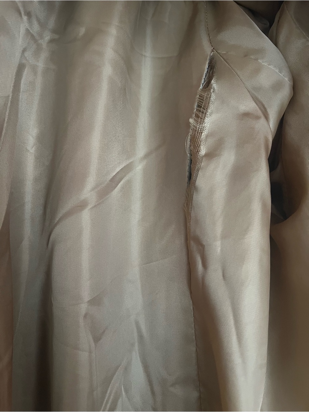Sam Edelman Camel Wool-Blend Coat with Notch Collar - Picture 6 of 6